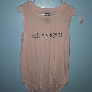 Cute call my agent shirt